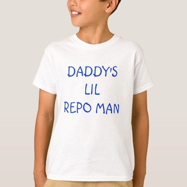 T-SHIRT HOMME DU LILREPO DU PAPA (Devant)