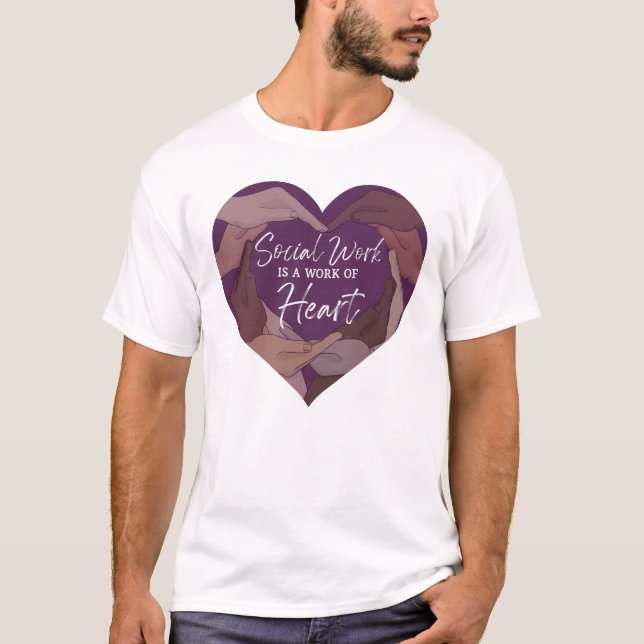 T-shirt homme du Mois du travail social (Devant)