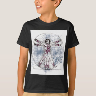 T-shirt HOMME d'U.V (homme universel de Vitruvian)