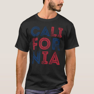 T-shirt homme en forme de grunge en Californie