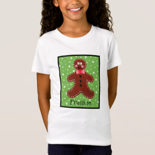 T-Shirt Homme en pain d'épice de Noël personnalisé