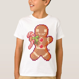 T-shirt Homme en pain d'épice, pixelart, Pixel Art