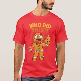 T-shirt Homme en pain d'épices drôle qui a fait ses cookie