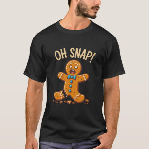 T-shirt Homme en pain d'épices Oh Snap Biscuit de Noël Cui