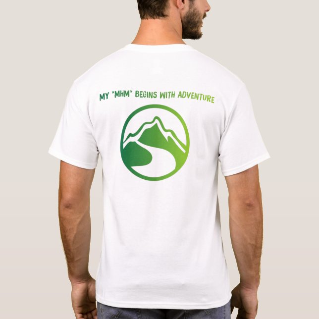 T-shirt Homme en pleine dynamique de santé mentale (Dos)