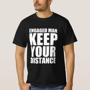 T-shirt Homme engagé gardez votre distance