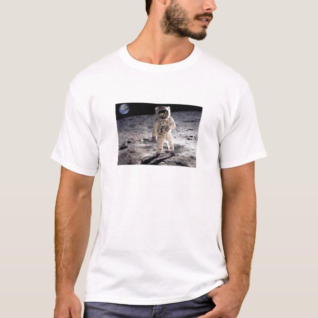T-shirt Homme et la lune (Devant)