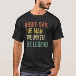 T-shirt Homme Fête des pères Doberman Pinscher Dobie Papa 