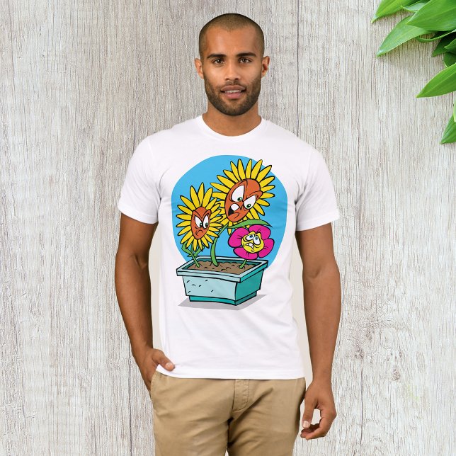 T-shirt Homme Fleurs En Colère (Créateur téléchargé)