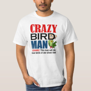 T-shirt Homme fol d'oiseau