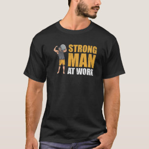 T-shirt Homme Forte Au Travail Bodybuilder Accessoires Str