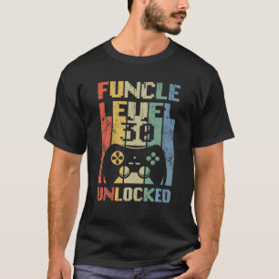 T-shirt Homme Funcle niveau 30 Déverrouillé Vidéo Gamer Un