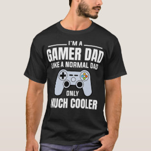 T-shirt Homme Gamer Papa Comme Un Papa Normal - Vidéo Jeu