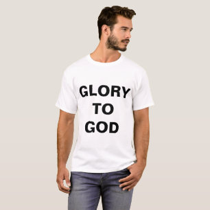 T-shirt Homme "Gloire à Dieu"