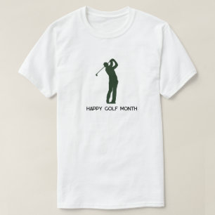 T-shirt Homme Golfer Silhouette