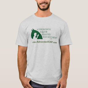 T-shirt homme gris avec le logo Adk EAP