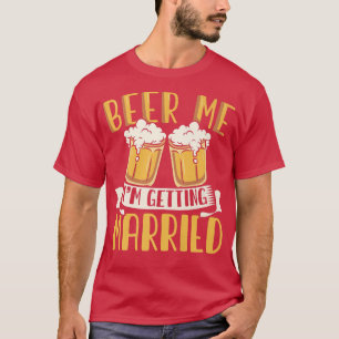 T-shirt Homme Groom Boire Bière Mariage Hommes Funny Bache