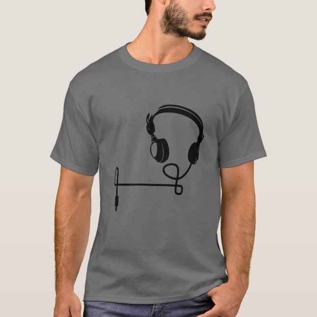 T-Shirt Homme "HeadPhones" (Devant)