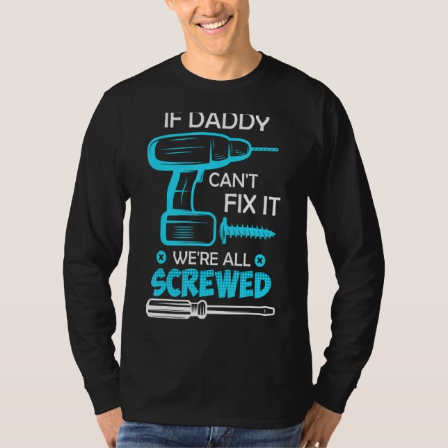 T-shirt Homme Hobbyiste Papa Handyman Papa Fixe Le Père (Devant)