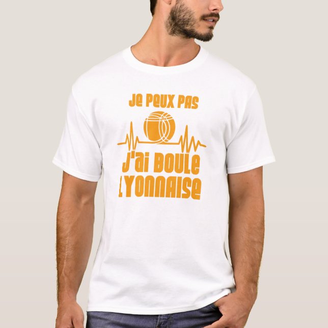  T - Shirt Homme humoristique Je peux pas, j'ai Bo (Vorderseite)