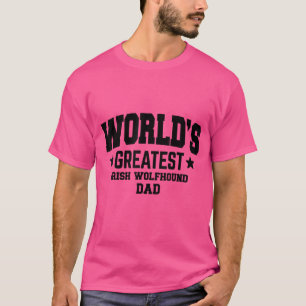T-shirt Homme Irish Wolfhound Chien Papa