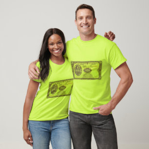 T-shirt homme irlandais 50 livres de billet