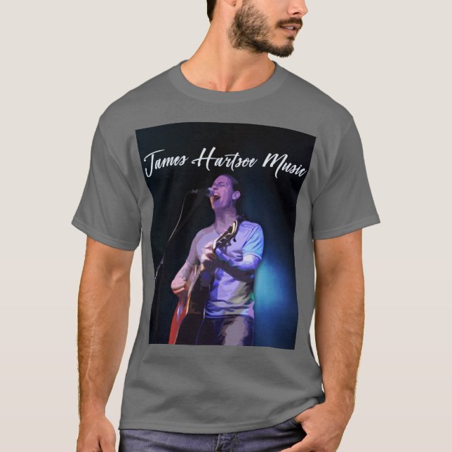 T-shirt Homme - James Hartsoe Musique (Devant)