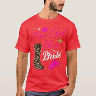 T-shirt Homme Je me sens comme une mariée rétro Cowboy Cas