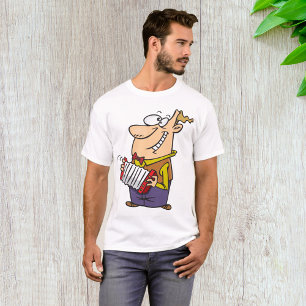 T-shirt Homme Jouant L'Accordion