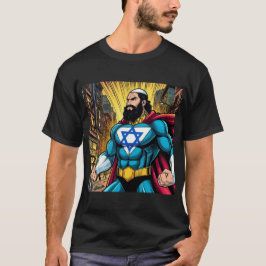 T-shirt Homme juif fort - Superhero Israël chasseur