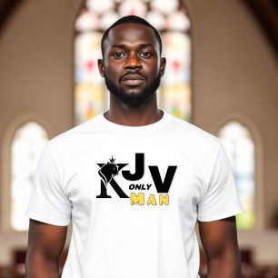 T-shirt homme KJV uniquement - Lion couronné