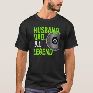 T-shirt Homme mari papa DJ Legend - DJ Design Premium