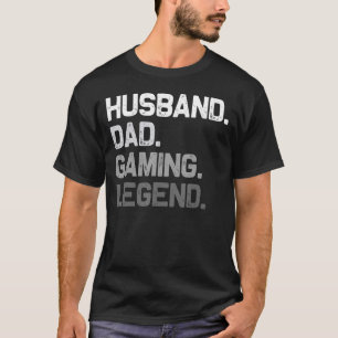 T-shirt Homme Mari Papa Jeu Légende Drôle Gamer Père