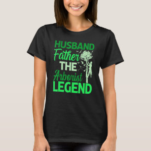 T-shirt Homme Mari Père L'Arboriste Légende Arbre Coupe