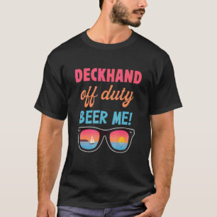 T-shirt Homme Marin Aquariophile Pêcheur Matelot Hors Serv