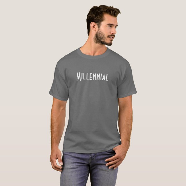 T-shirt homme millénaire (Devant entier)