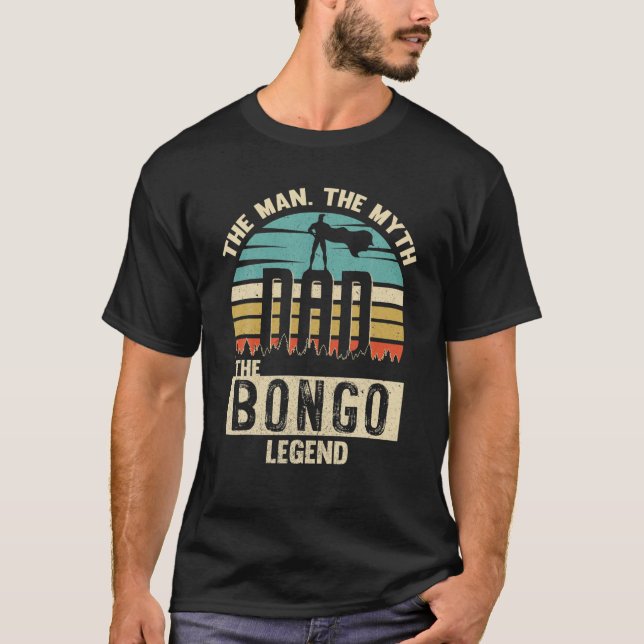 T-shirt Homme Mythe Légende Papa Bongo (Devant)