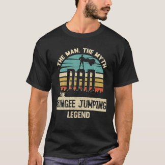 T-shirt Homme Mythe Légende Papa Bungee Jumping