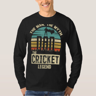 T-shirt Homme Mythe Légende Papa Cricket