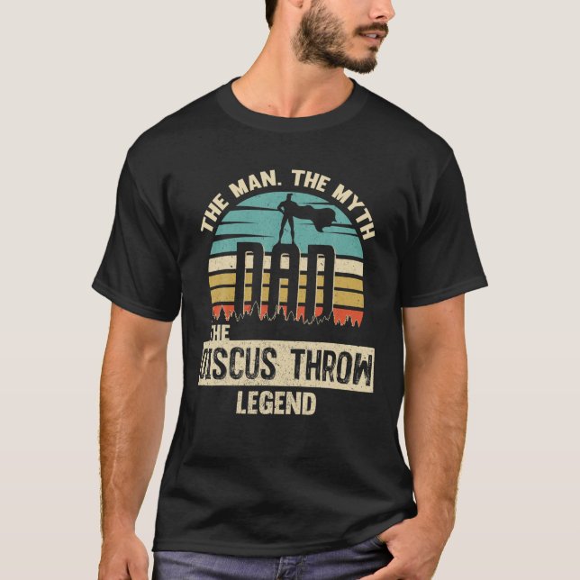 T-shirt Homme Mythe Légende Papa Discus Thon (Devant)