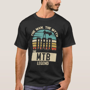 T-shirt Homme Mythe Légende Papa MTB