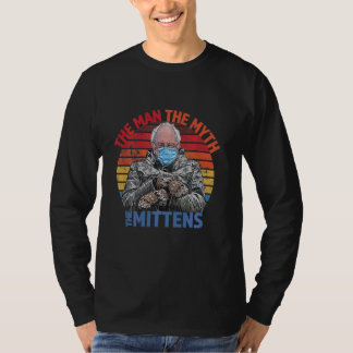T-shirt Homme Mythe Mittens Inauguration amusante Bernie S