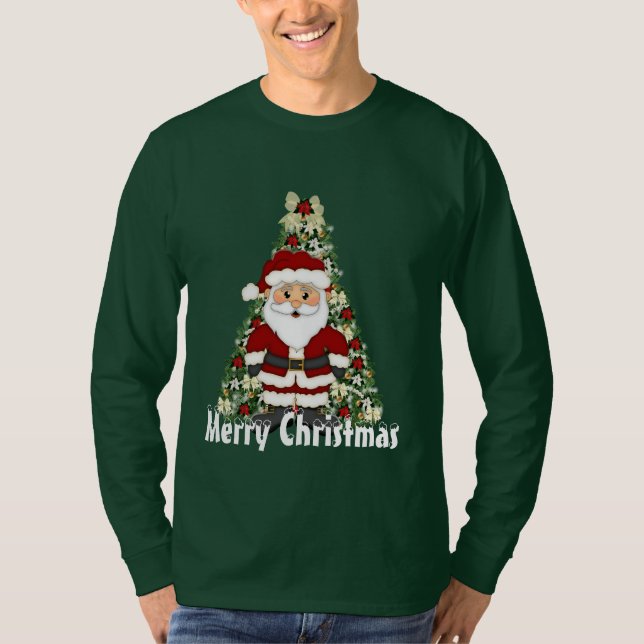T-shirt homme Noël Père Noël Holiday (Devant)