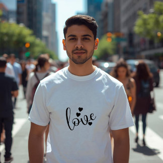 T-Shirt Homme Noir & Blanc