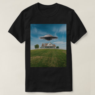 T-shirt homme noir OVNI à Yard