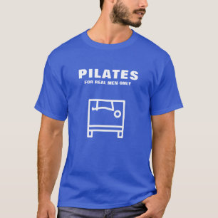 T-shirt homme   Pilates Pour Hommes Réels Seulemen
