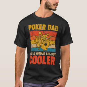 T-shirt Homme Poker Papa Vintage    RetroPoker    JeuPère