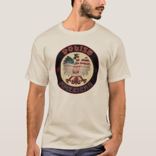 T-shirt homme polonais d'aigle américain
