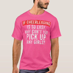 T-shirt Homme Pom-pom girl Drôle Cheerled Ramassage Filles