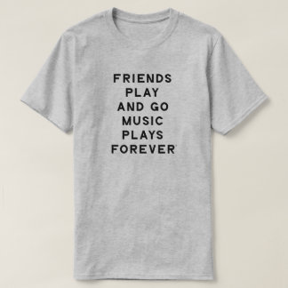 T-shirt Homme pour amis et musique